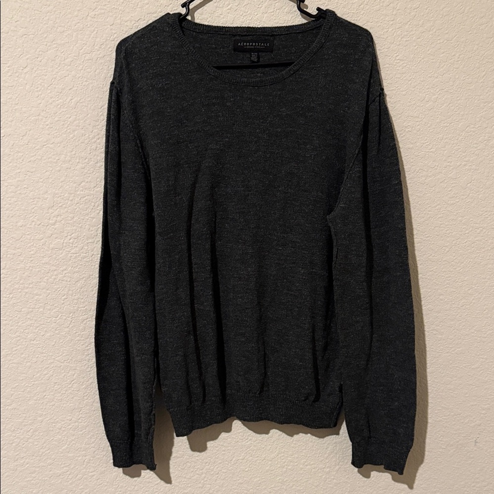 Aeropostale Charcoal Crewneck Sweater